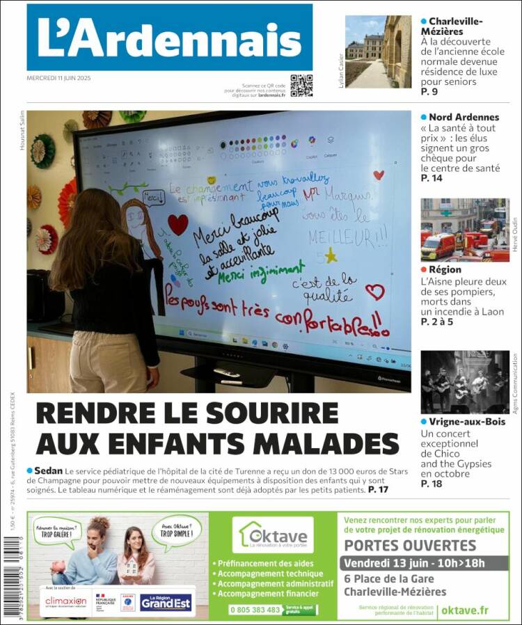 Portada de L'Ardenais (Francia)