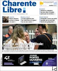 Portada de Charente Libre (Francia)