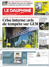 Portada de Le Dauphiné Libéré (Francia)