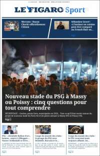 Portada de Le Figaro Sport (Francia)