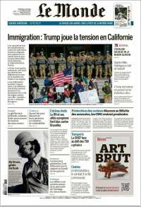 Portada de Le Monde (Francia)