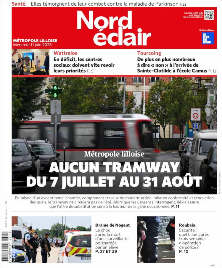 Portada de Nord Éclair (Francia)