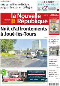 Portada de La Nouvelle Republique (Francia)