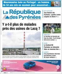 Portada de La République des Pyrénées (Francia)