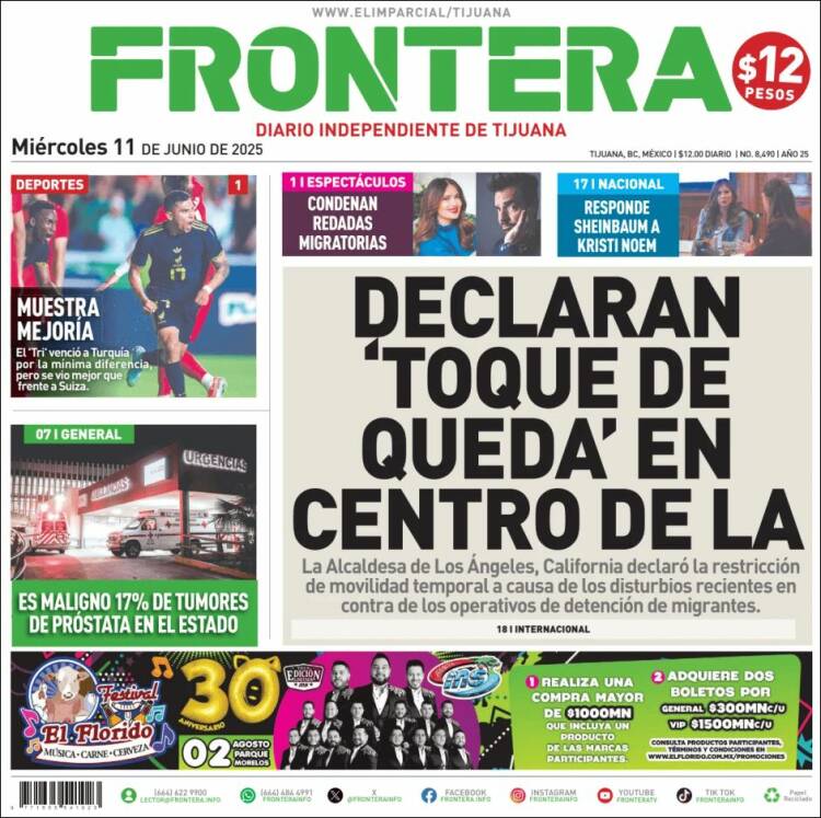Portada de Frontera (Mexico)