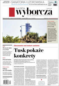 Portada de Gazeta Wyborcza (Polonia)