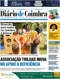 Portada de Diário de Coimbra (Portugal)