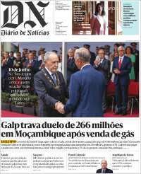 Portada de Diário de Noticias (Portugal)