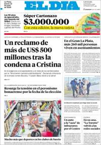 Portada de El Día de la Plata (Argentina)