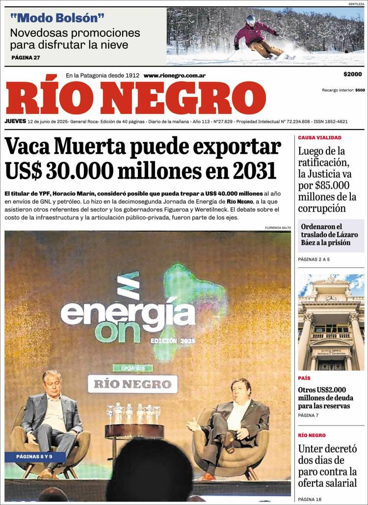 Portada de Rio Negro (Argentina)