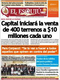 Portada de El Esquiu (Argentina)