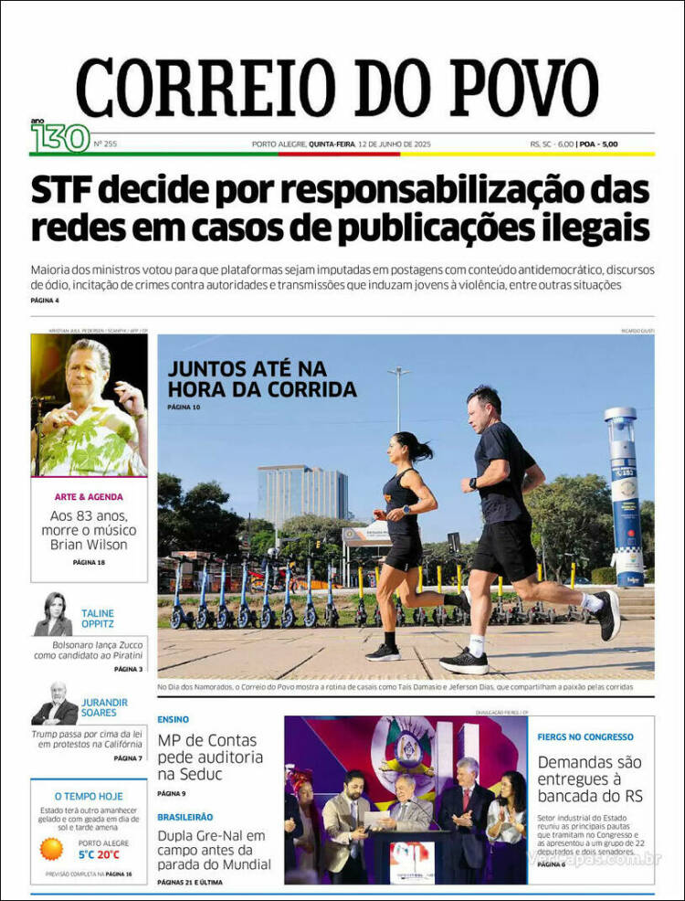 Portada de Correio Do Povo (Brasil)