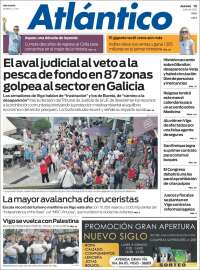 Portada de Atlántico Diario (España)