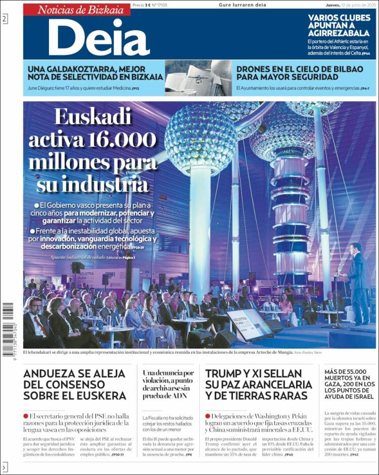 Portada de Deia (España)