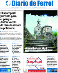 Portada de Diario de Ferrol (España)