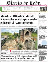 Portada de Diario de León (España)
