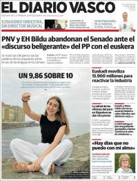 Portada de Diario Vasco (España)