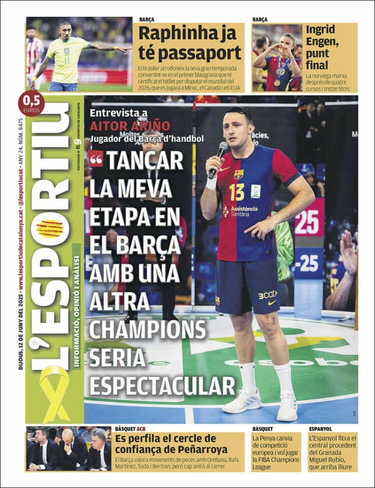 Portada de L'Esportiu (España)