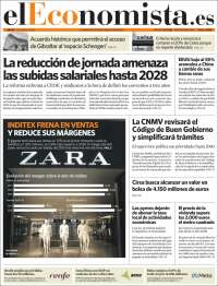 Portada de El Economista (España)