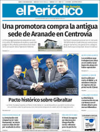 Portada de El Periódico de Aragón (España)