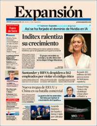 Portada de Expansión (España)
