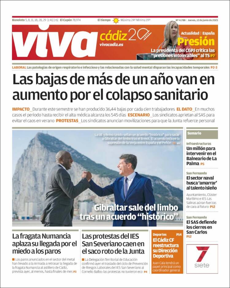 Portada de Información - Cadiz (España)