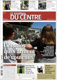 Portada de Le Journal du Centre (Francia)