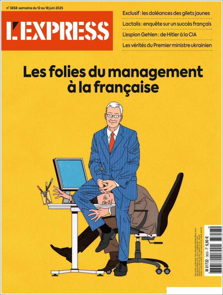 Portada de L'Express (Francia)