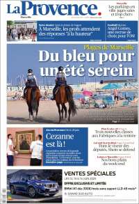Portada de La Provence (Francia)