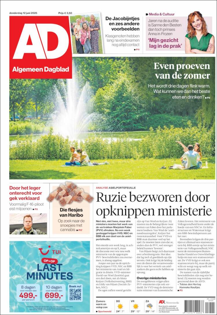 Portada de AD (Países Bajos)
