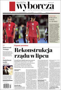 Portada de Gazeta Wyborcza (Polonia)