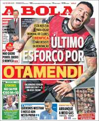 Portada de A Bola (Portugal)