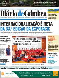 Portada de Diário de Coimbra (Portugal)
