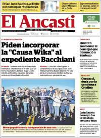 Portada de El Ancasti (Argentina)