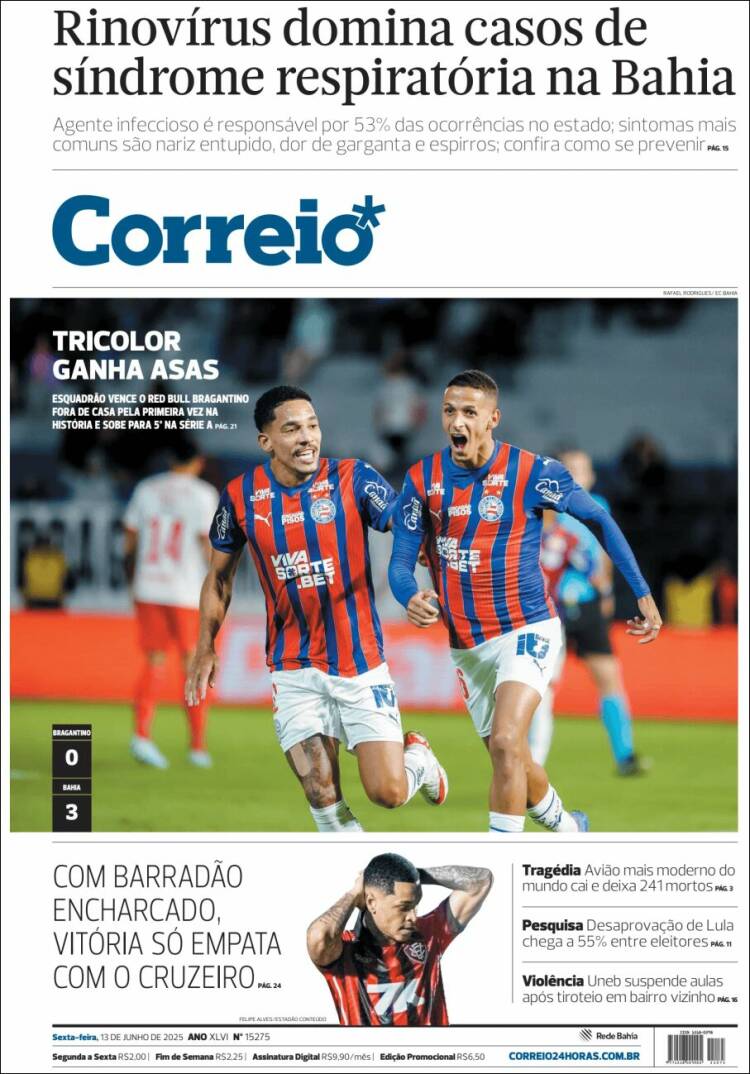 Portada de Correio* (Brasil)