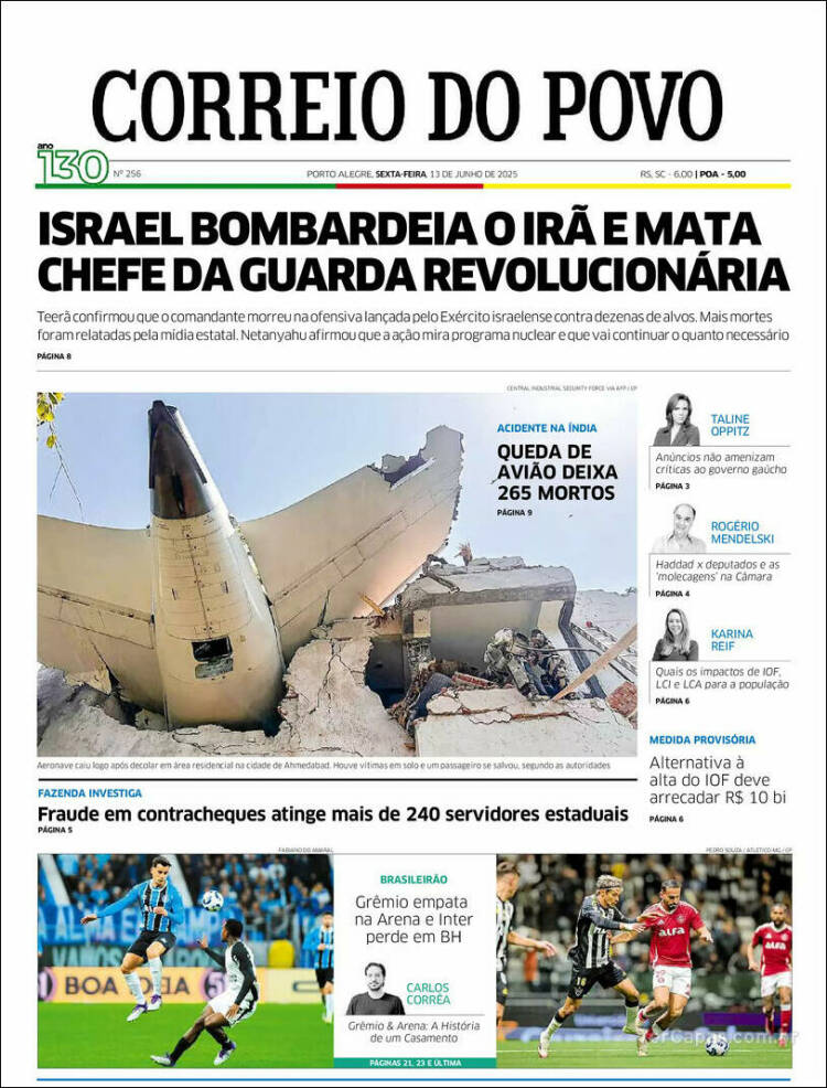 Portada de Correio Do Povo (Brasil)