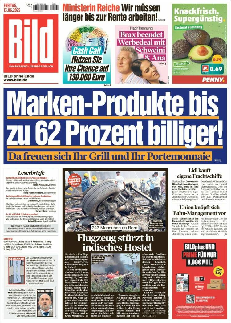 Portada de Bild (Alemania)