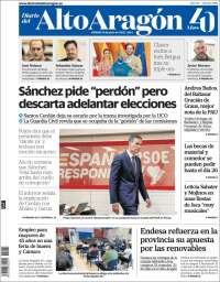 Portada de Diario del AltoAragón (España)