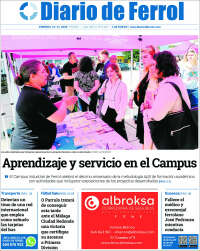 Portada de Diario de Ferrol (España)