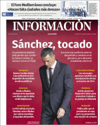 Portada de Diario Información (España)