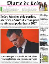 Portada de Diario de León (España)