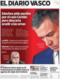Portada de Diario Vasco (España)