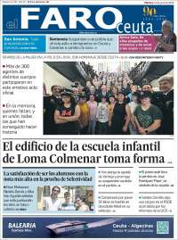 Portada de El Faro de Ceuta (España)