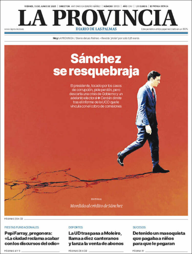 Portada de La Provincia (España)