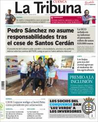 Portada de La Tribuna de Cuenca (España)