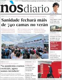 Portada de Nòs Diario (España)