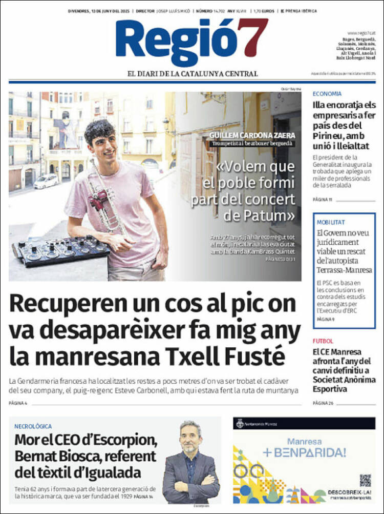 Portada de Regio7 (España)