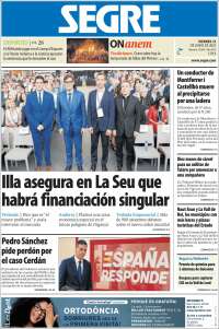 Portada de Segre  (España)