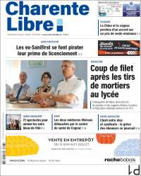 Portada de Charente Libre (Francia)