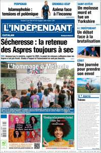Portada de Le Indépendant (Francia)